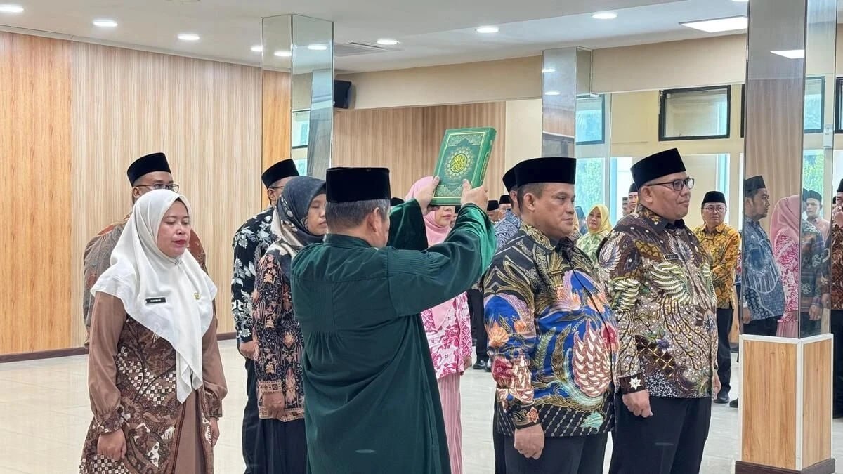 H. Yuto Nasikin Resmi Jabat Kepala Kemenag Subang