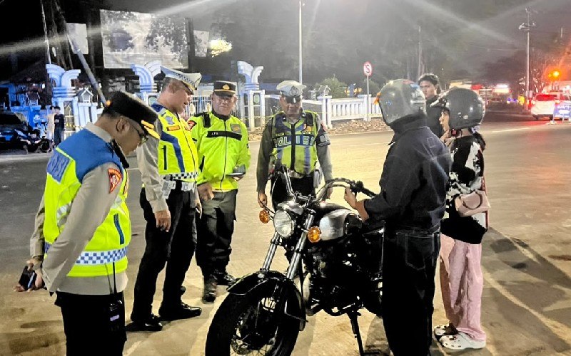 Razia KRYD, Polisi Tindak 18 Motor dan Amankan 12 Knalpot