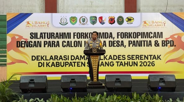 Kapolres Subang Ajak Calon Kades Jaga Persatuan Jelang Pilkades Serentak 2026
